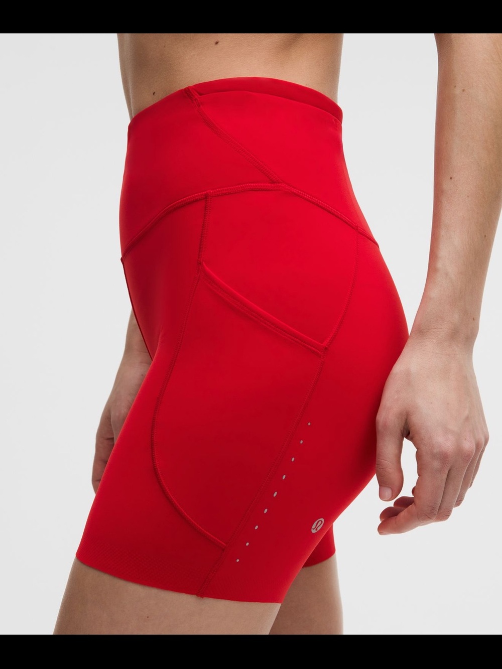 Lululemon Fast & Free HR Short 6” Oxford Red Size 6 NWT